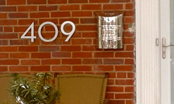 modern house numbers