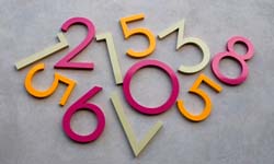 modern house numbers